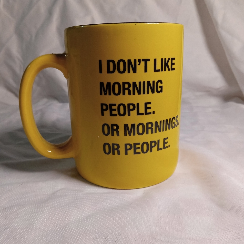 mug "Morning People" Humor Message